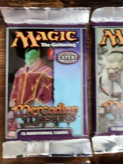 2x MTG ?Vintage Booster Packs ?Mercadian Masques ?Both Diff Art ?1999 Magic Box - Image 3