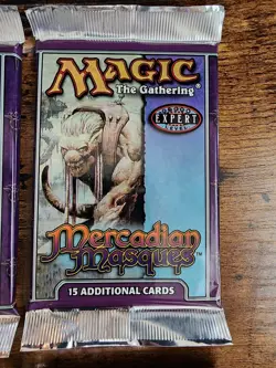 2x MTG ?Vintage Booster Packs ?Mercadian Masques ?Both Diff Art ?1999 Magic Box - Image 4
