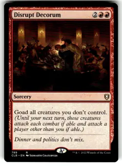 Disrupt Decorum Commander Legends: Battle for Baldur's Gate Regular MTG - Image 1