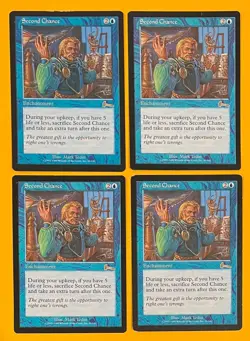 MTG SECOND CHANCE (x4) Urza's Legacy (OldManMTG 004-818) - Image 1