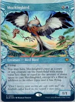 Mockingbird (Showcase) R Bloomburrow 305 NM - Foil - Image 1