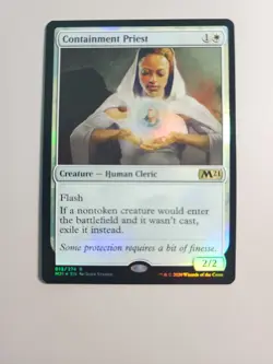 MTG Containment Priest Core Set 2021 013/274 Foil Rare - Image 1
