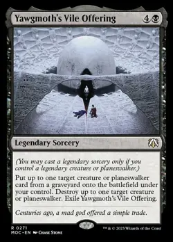 1 x Yawgmoth's Vile Offering - Commander: March of the Machine - NM-Mint - MTG - Image 1