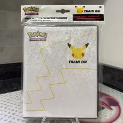 Pokemon TCG Pikachu Collector's Binder 25th Anniversary w/ Jumbo Promo -misprint - Image 1