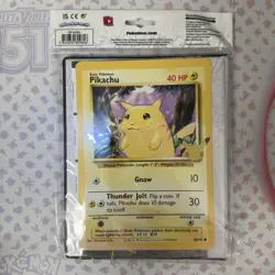 Pokemon TCG Pikachu Collector's Binder 25th Anniversary w/ Jumbo Promo -misprint - Image 3