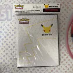 Pokemon TCG Pikachu Collector's Binder 25th Anniversary w/ Jumbo Promo -misprint - Image 4