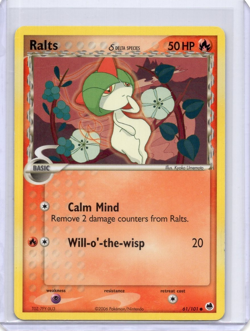 Ralts 61/101 EX Dragon Frontiers Common Pokemon TCG MP - Image 1