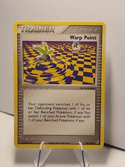 Warp Point 84/100 Crystal Guardians Regular Pokemon TCG LP - Image 1