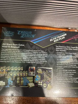 Pokemon Center ETB Plus Crown Zenith New Sealed - Image 2