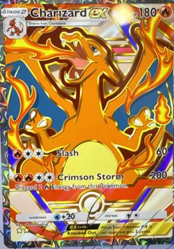 Charizard Full Art in Pokemon TCG Pocket, French language, Deluxe EX set - Image 1