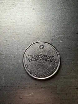 Vintage Pokemon Pikachu Metal Coin #25 2000 Nintendo Wizards - Image 2