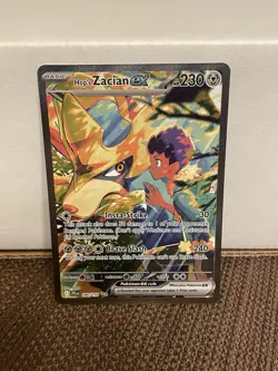 Pokemon Journey Together Hop’s Zacian EX 186/159 Rare - Image 1
