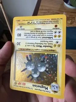 Magneton Base Set 2 9/102 - 1999 WOTC Rare Vintage Holo Pokemon TCG - Image 4