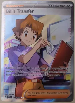 Pokemon TCG - Bill’s Transfer 194/165 - 151 English - Ultra Rare Holo - NM - Image 1