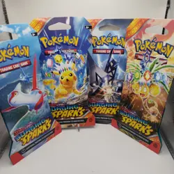 Pokemon TCG: Scarlet & Violet - Surging Sparks Sleeved Booster Pack random art - Image 1
