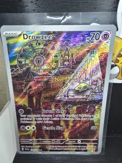 Pokemon Drowzee 210/198 Scarlet & Violet Base Set Illustration Rare Holo - Image 3
