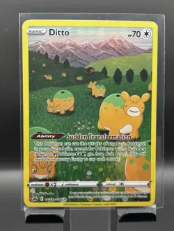 Pokemon TCG Ditto GG22/GG70 Galarian Gallery Crown Zenith NM/M Ultra Rare - Image 1