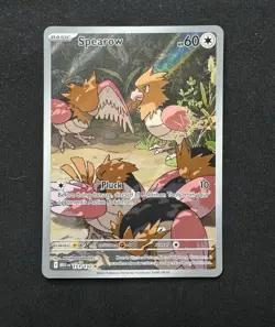 Spearow Mega Evolution 151/132 Full Art Illustration Rare Pokemon TCG Card NM - Image 1