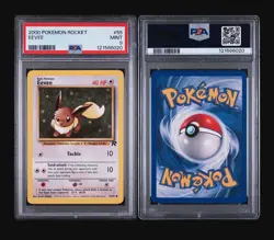 EEVEE 55/82 - TEAM ROCKET 1999 POKEMON CARD - POP 307 PSA 9 MINT - Image 4