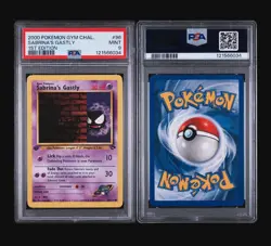 SABRINA’S GASTLY 96/132 1st EDITION - GYM CHALLENGE ‘00 POKEMON CARD- PSA 9 MINT - Image 4
