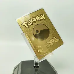 Pikachu With Grey Felt Hat Metal Pokemon Card Collectible Gift/Display - Image 4