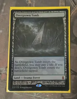 MTG English Overgrown Tomb NM Foil Zendikar Expeditions - Image 1