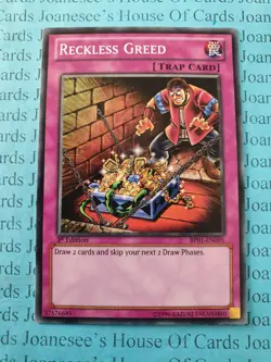 Reckless Greed BP01-EN095 Common Yu-Gi-Oh Card 1st Edition New - Image 1