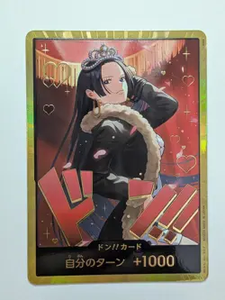 DON!! Boa Hancock Gold Frame *NM* Heroines Edition EB03 ONE PIECE Card Game - Image 1