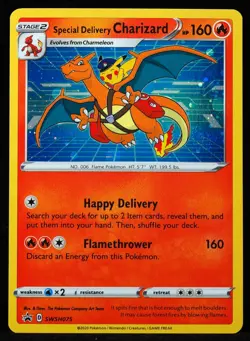 Special Delivery Charizard #SWSH075 NM Pokemon Card - Image 1