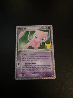 Mew EX 88/92 - Ultra Rare Pokemon Card - Celebrations: Classic Collection - NM - Image 1