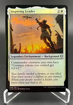 Inspiring Leader (Foil, #28, NM) Commander Legends: Battle for Baldur's Gate - Image 1