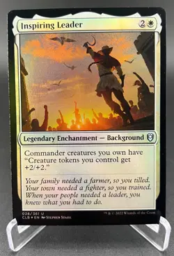 Inspiring Leader (Foil, #28, NM) Commander Legends: Battle for Baldur's Gate - Image 3