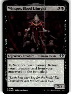 FOIL MTG NM Whisper, Blood Liturgist Commander Regular - Image 1