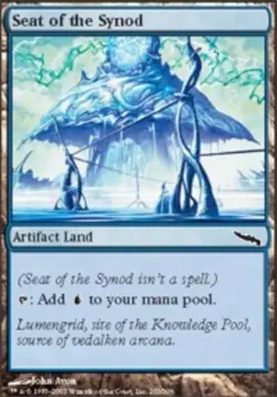 1x Seat of the Synod Heavy Play, English Mirrodin MTG Magic - Image 1