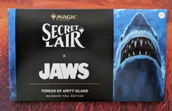 Jaws Terror of Amity Island x Sealed Secret Lair Drop FOIL MTG Magic - Image 1