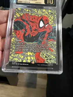 Arachnogenesis (Borderless) 0031 - Spider-Man - MTG CGC Pristine 10 Pop 1 🔥 - Image 3