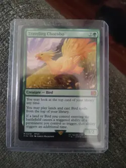 Traveling Chocobo Final Fantasy Regular Magic The Gathering Dinged In Shipping - Image 1
