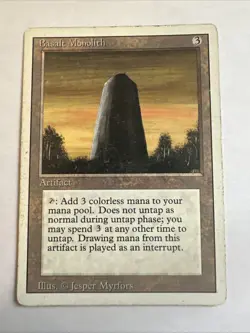 Basalt Monolith X1 Revised Played Condition See Front/back Pics - Image 1
