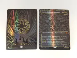 MTG Magic The Gathering Mondrak, Glory Dominus & Plains Oil Slick Foil MINT NEW - Image 1