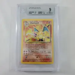 Pokemon Charizard Base Set Unlimited Holo Rare #4 BGS 9 Mint - w/ Subgrades - Image 4