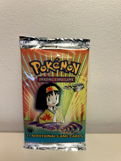 Pokemon 1st Edition Gym Heroes Erika Booster Pack - Image 1
