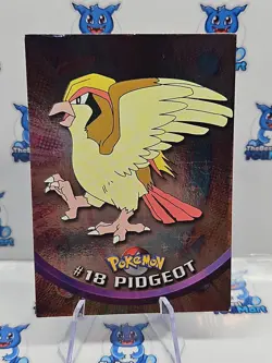 1999 Topps Pokemon - Pidgeot #18 - FOIL Blue Logo TV Series NM - Image 2