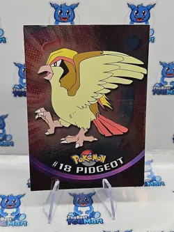 1999 Topps Pokemon - Pidgeot #18 - FOIL Blue Logo TV Series NM - Image 3