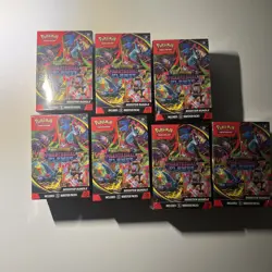 7x Pokemon TCG: Mega Evolution-Phantasmal Flames Booster Bundle - Image 1