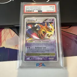 2009 POKEMON DIAMOND & PEARL BLACK STAR PROMO #DP38 GIRATINA LV.X-HOLO PSA 5 - Image 1
