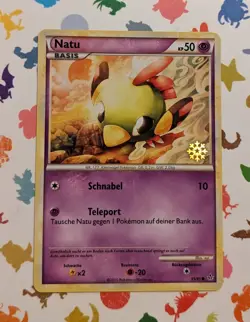 Pokemon Natu 55/95 Unleashed *German* Snowflake Stamp Countdown Calendar 2010 - Image 1