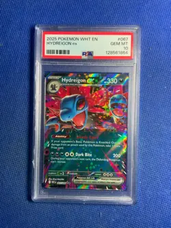 2025 Pokemon Hydreigon Ex 067/086 White Flare PSA 10! - Image 1