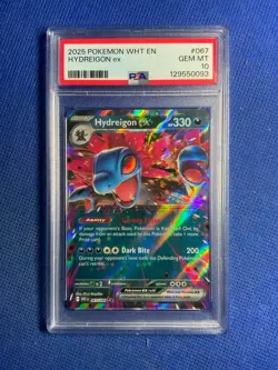 2025 Pokemon Hydreigon Ex 067/086 White Flare PSA 10! - Image 4