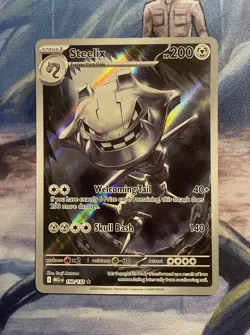 Steelix 150/132 Illustration Rare Pokemon Mega Evolution - English - NM / M - Image 1