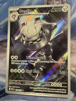 Steelix 150/132 Illustration Rare Pokemon Mega Evolution - English - NM / M - Image 2